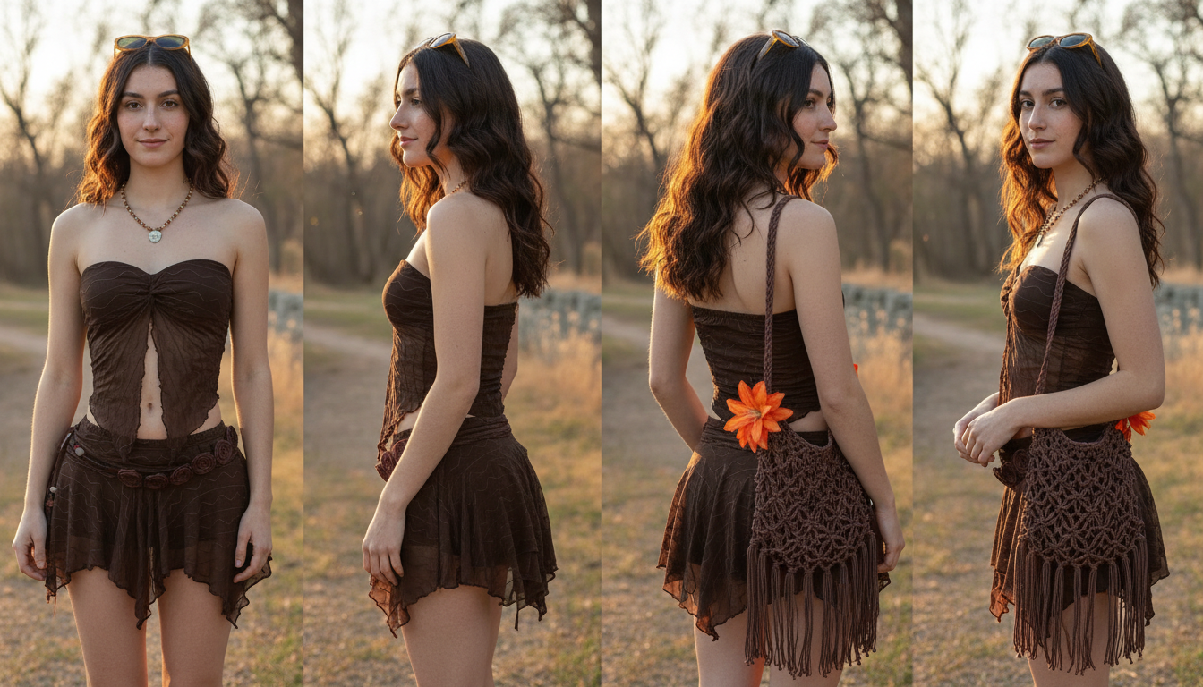 Conjunto Boho Cocoa