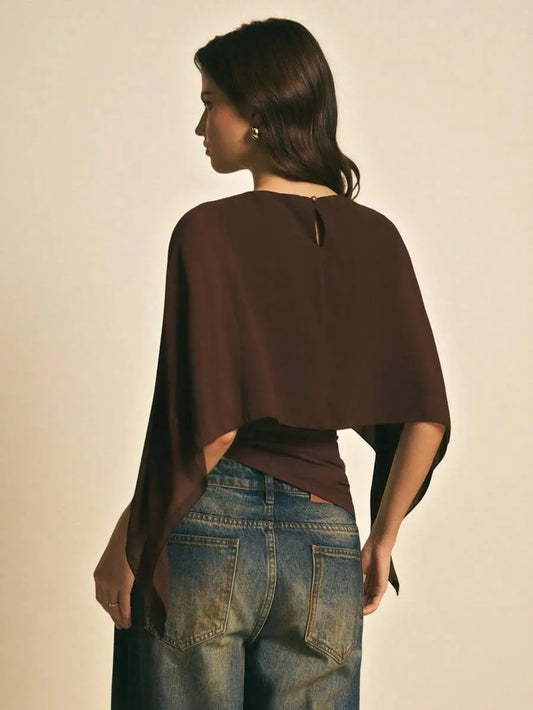 Blusa Aura Café